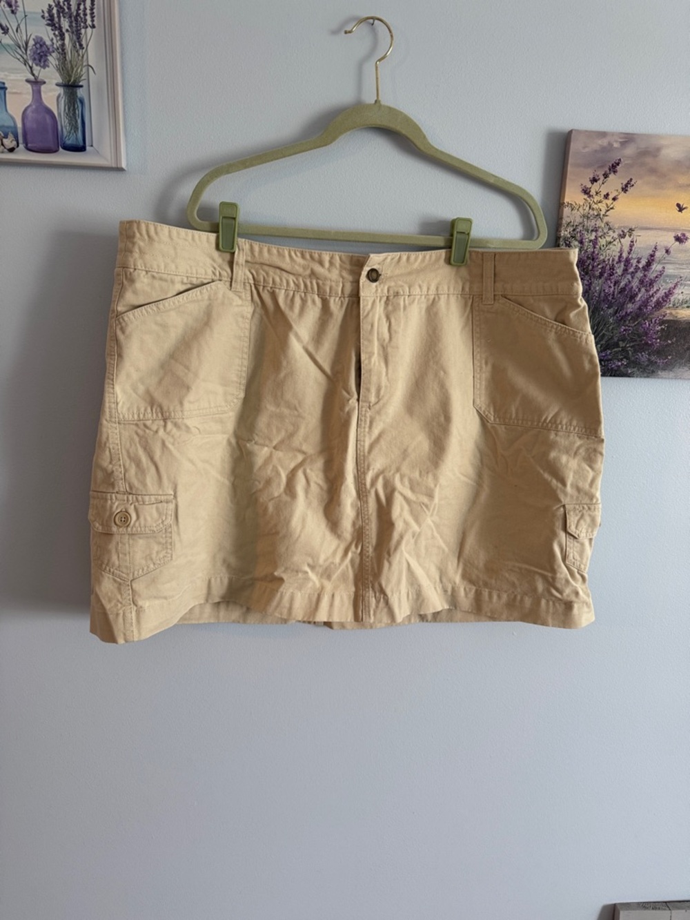 24W -Khaki colored Skort